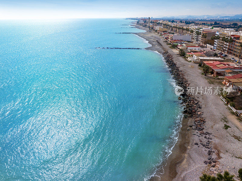 地中海边Castellon的Playa de Nules海滩